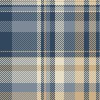 Pattern seamless background of check tartan vector with a plaid texture textile fabric.
