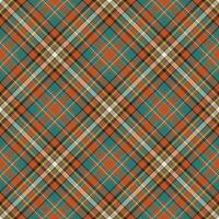 Tartan scotland seamless plaid pattern vector. Retro background fabric. Vintage check color square geometric texture. vector