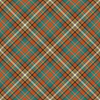 Tartan scotland seamless plaid pattern vector. Retro background fabric. Vintage check color square geometric texture. vector