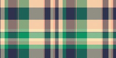 Doodle tartan plaid pattern, christmas card textile check fabric. Bedding vector background texture seamless in dark and moccasin colors.