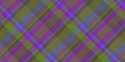 Kilt textile check tartan, masculine seamless plaid background. Greeting card pattern fabric texture vector in pastel and orange colors.