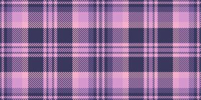 Rest background check fabric, cut out seamless pattern vector. Row plaid textile tartan texture in light and indigo colors. vector