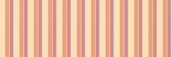 Abstract background seamless textile vertical, everyday background fabric vector. Kit pattern texture stripe lines in peach puff and tomato colors. vector