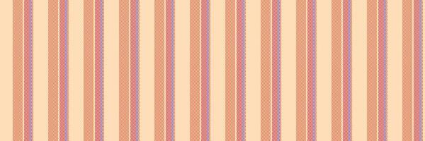 Abstract background seamless textile vertical, everyday background fabric vector. Kit pattern texture stripe lines in peach puff and tomato colors. vector