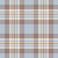 Textile plaid tartan of background pattern seamless with a vector fabric check texture.