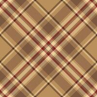 Plaid pattern vector. Check fabric texture. Seamless textile design for clothes, paper print. vector