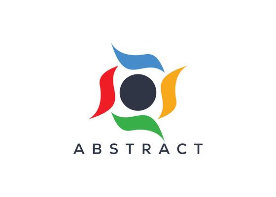 Creative and minimal Abstract mark logo vector template. Abstract modern logo