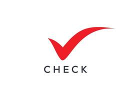 Creative and minimal Check mark logo vector template. Abstract Check logo. Work done logo