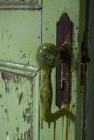 AI generated April Fool's Gag, Greased Door Handle, A Slick Trick for Laughs photo