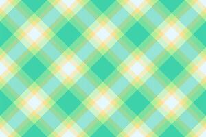 Advertising texture background textile, britain vector pattern check. Furniture tartan fabric seamless plaid in teal and green colors.