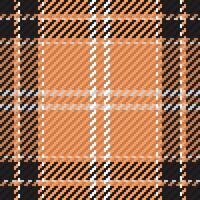 Seamless pattern of scottish tartan plaid. Repeatable background with check fabric texture. Vector backdrop striped textile print.