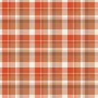 Plaid seamless pattern. Vector background of textile ornament. Flat fabric design.
