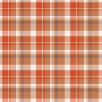 Plaid seamless pattern. Vector background of textile ornament. Flat fabric design.