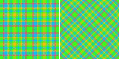 Textile background vector of check plaid seamless with a tartan pattern fabric texture.