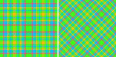 Textile background vector of check plaid seamless with a tartan pattern fabric texture.