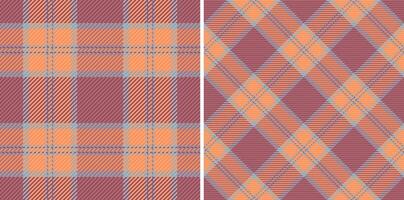 Seamless fabric texture of check textile vector with a background pattern tartan plaid.