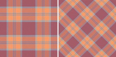 Seamless fabric texture of check textile vector with a background pattern tartan plaid.