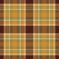 Plaid seamless pattern. Check fabric texture. Vector textile print.