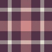 Plaid check pattern. Seamless fabric texture. Tartan textile print. vector