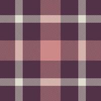 Plaid check pattern. Seamless fabric texture. Tartan textile print. vector