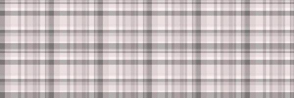 Professional check tartan fabric, back to school seamless plaid background. Indian textile pattern vector texture in grey and white colors.