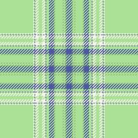 Plaid check pattern. Seamless fabric texture. Tartan textile print. vector