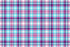 Check texture textile of pattern seamless background with a vector plaid tartan fabric.