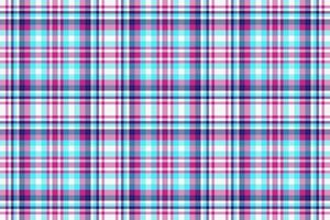 Check texture textile of pattern seamless background with a vector plaid tartan fabric.