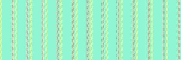 Rough texture pattern textile, dress fabric background seamless. Ornament vertical stripe vector lines in mint and yellow colors.