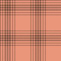Plaid seamless pattern. Check fabric texture. Vector textile print.