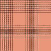 Plaid seamless pattern. Check fabric texture. Vector textile print.