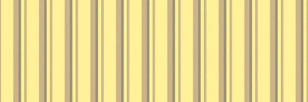 niños modelo raya tela, material vertical textil vector. riqueza antecedentes líneas textura sin costura en amarillo y rojo colores. vector