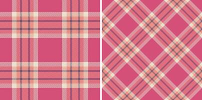 Pattern fabric tartan of plaid texture seamless with a check background vector textile.