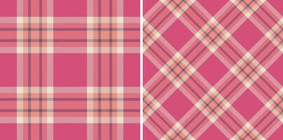 Pattern fabric tartan of plaid texture seamless with a check background vector textile.