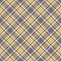 Plaid seamless pattern. Vector background of textile ornament. Flat fabric design.
