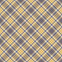 Plaid seamless pattern. Vector background of textile ornament. Flat fabric design.