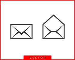 Envelope icons letter. Envelop icon vector template. Mail symbol element. Mailing label for web or print design.