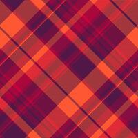 Plaid textile check of texture background seamless with a pattern fabric vector tartan.