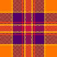 Texture pattern check of textile background tartan with a seamless vector plaid fabric.