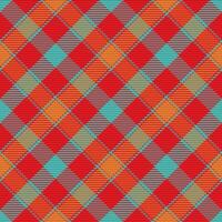 Seamless pattern of scottish tartan plaid. Repeatable background with check fabric texture. Vector backdrop striped textile print.