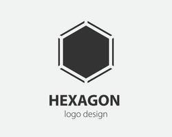 diseño de tecnología de hexágono de vector de logotipo de tendencia. logotipo de tecnología para sistema inteligente, aplicación de red, icono criptográfico.