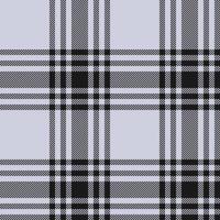 Plaid seamless pattern. Check fabric texture. Vector textile print.