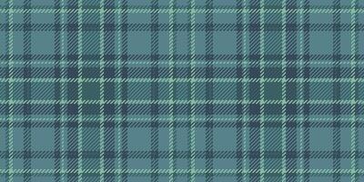 Warp seamless plaid check, scarf pattern background texture. Scratch textile vector fabric tartan in cyan and pastel colors.