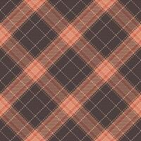 Seamless pattern of scottish tartan plaid. Repeatable background with check fabric texture. Vector backdrop striped textile print.