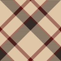 Plaid pattern vector. Check fabric texture. Seamless textile design for clothes, paper print. vector