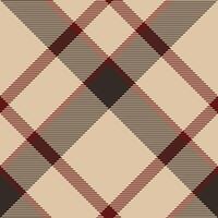 Plaid pattern vector. Check fabric texture. Seamless textile design for clothes, paper print. vector