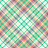 Plaid pattern vector. Check fabric texture. Seamless textile design for clothes, paper print. vector