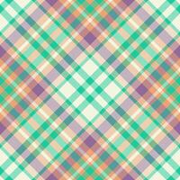 Plaid pattern vector. Check fabric texture. Seamless textile design for clothes, paper print. vector