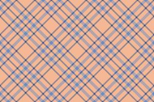 Tartan plaid background, diagonal check seamless pattern. Vector fabric texture for textile print, wrapping paper, gift card, wallpaper.