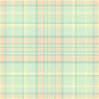 Texture textile vector of seamless background plaid with a pattern fabric tartan check.